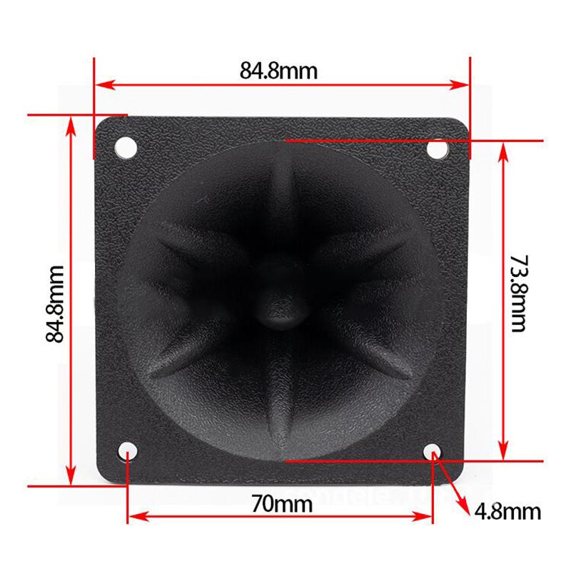 2 Loa Tweeter 85MM Áp Điện Tweeter Loa 150W Gốm Còi Âm Treble Vuông Loa Caixa De Som Loa Color: style3-2pcs