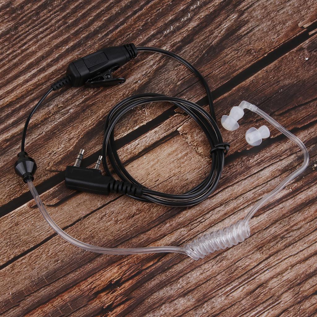 2  Earbud  Air Acoustic Tube Earpiece Headphone