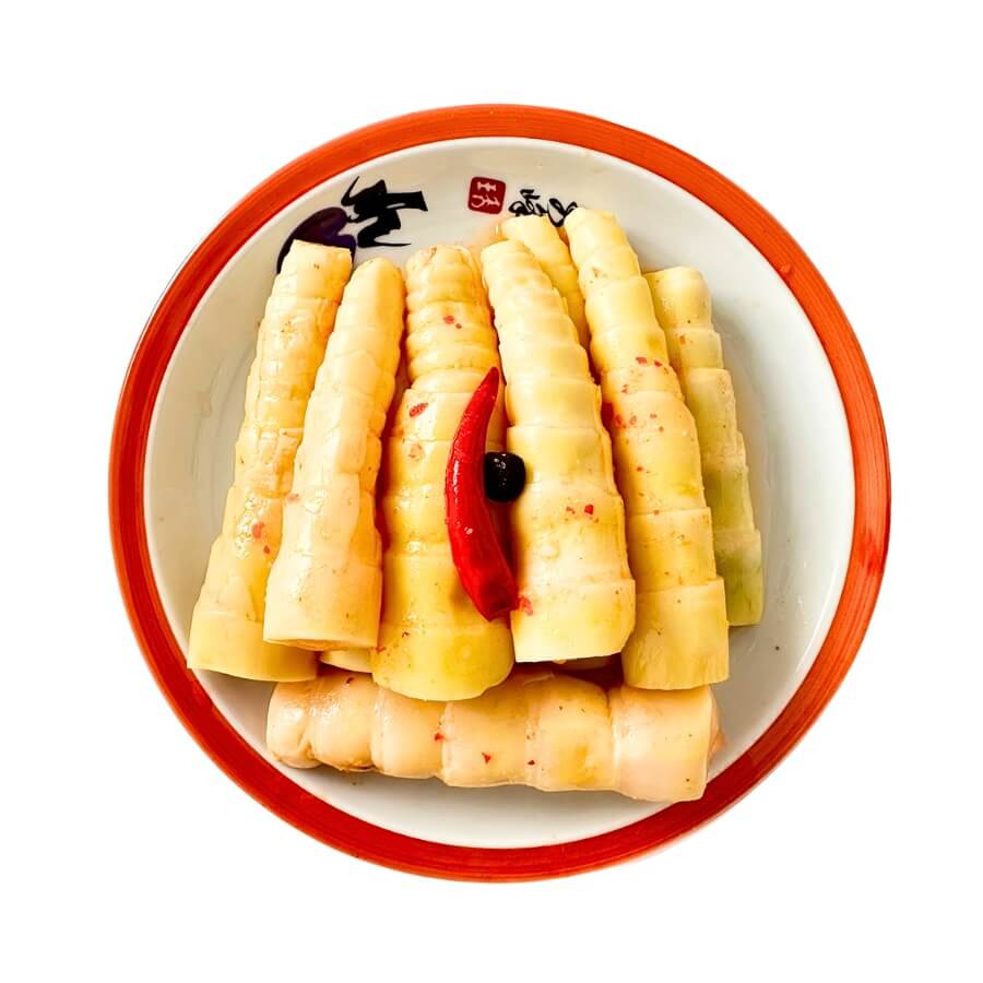 Măng Trúc Dấm Ớt Nguyên Cây Kim Bôi  - Lọ 500g