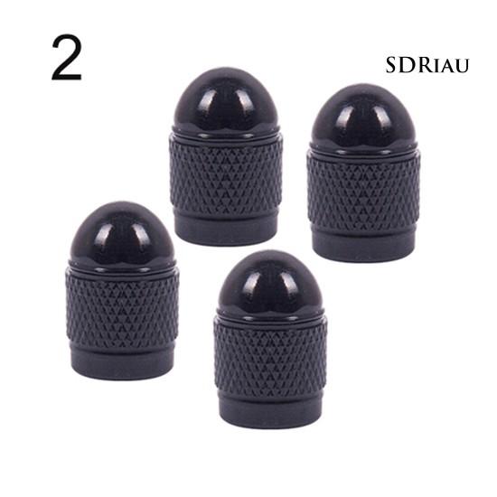 Set 4 Nắp Van Lốp Xe Đạp Bằng Nhôm Chống Bụi