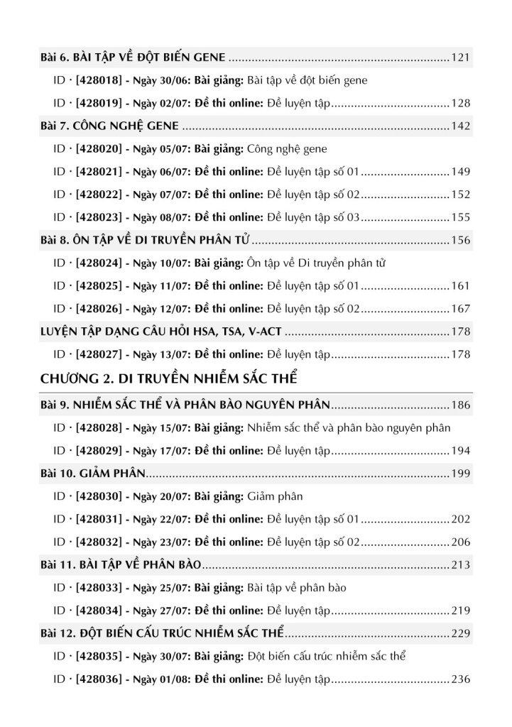 Sách - Tổng Ôn Sinh Học Tập 1 (Tái Bản 2025)