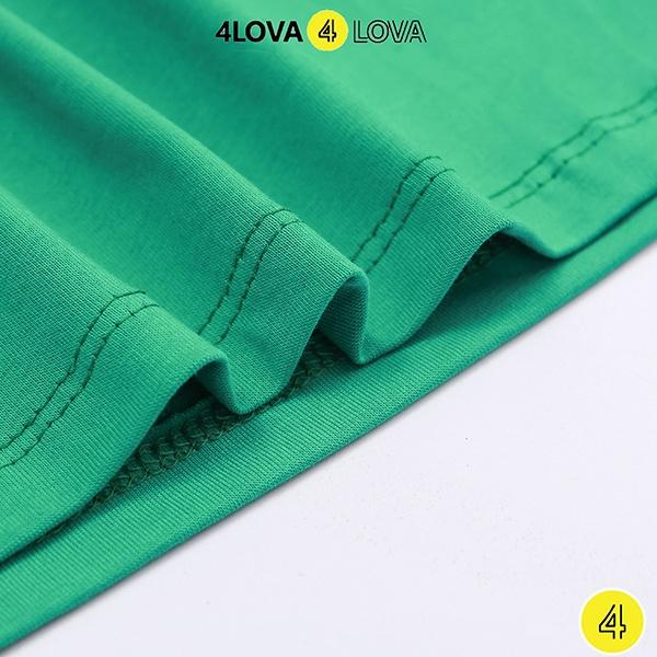 Áo thun dài tay cổ tròn trơn 4LOVA kiểu dáng cá tính chất cotton cao cấp hàng chính hãng