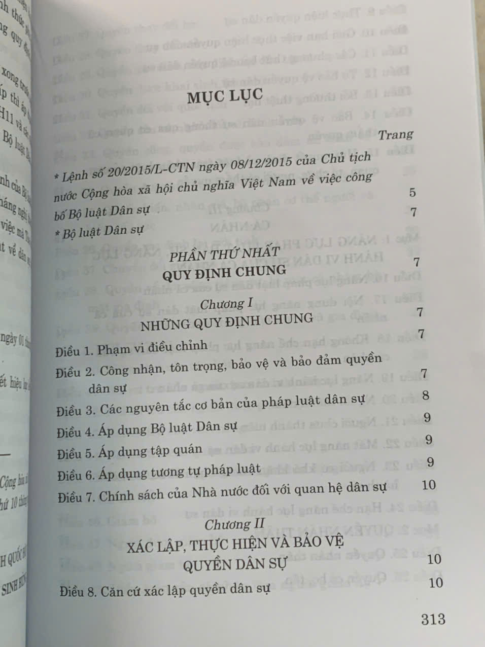 Bộ Luật Dân Sự (Hiện Hành)