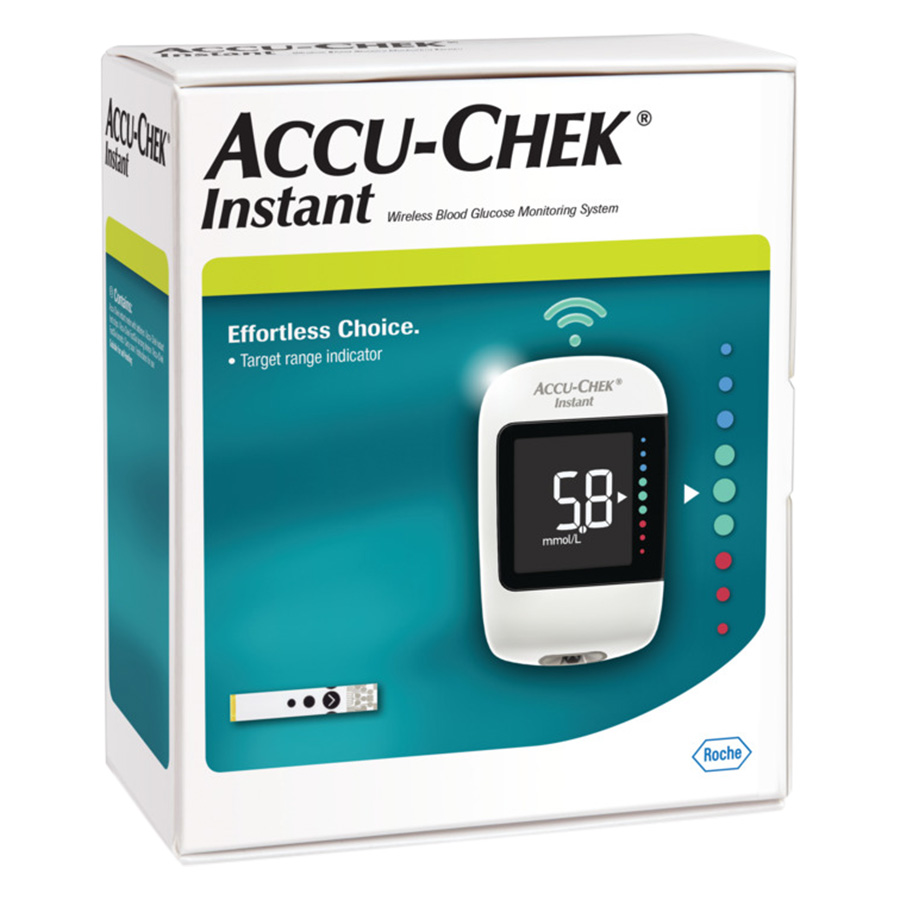 Bộ Máy Đo Đường Huyết Accu-Chek Instant mmol/L