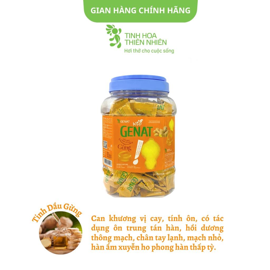 Kẹo Genat Gừng (Hủ 300 viên) - Tinh Hoa Thiên Nhiên