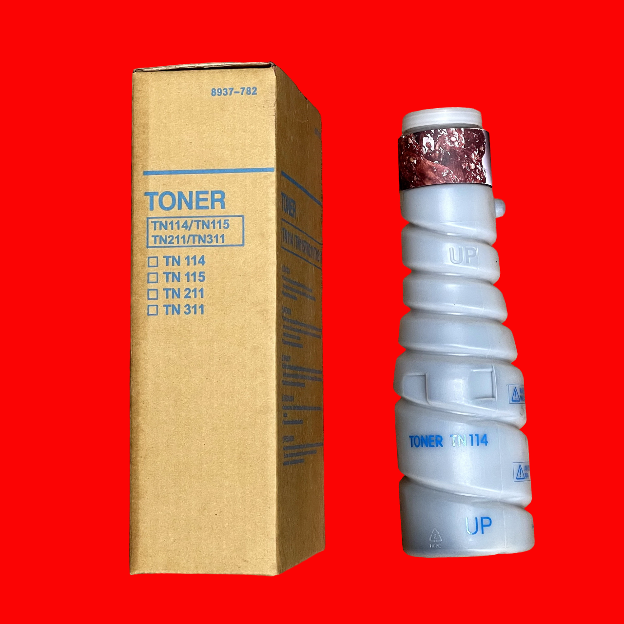 Mực Konica TN 114/ TN 115: Cho máy Konica Minolta Bizhub 162/ 163/ 180/ 181/ 210/ 211/ 220 ( Hàng nhập khẩu )