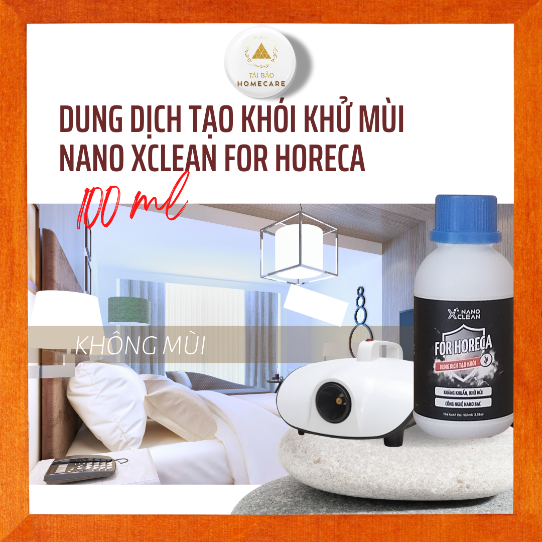 Dung dịch tạo khói khử mùi Nano Xclean For Horeca 100ml