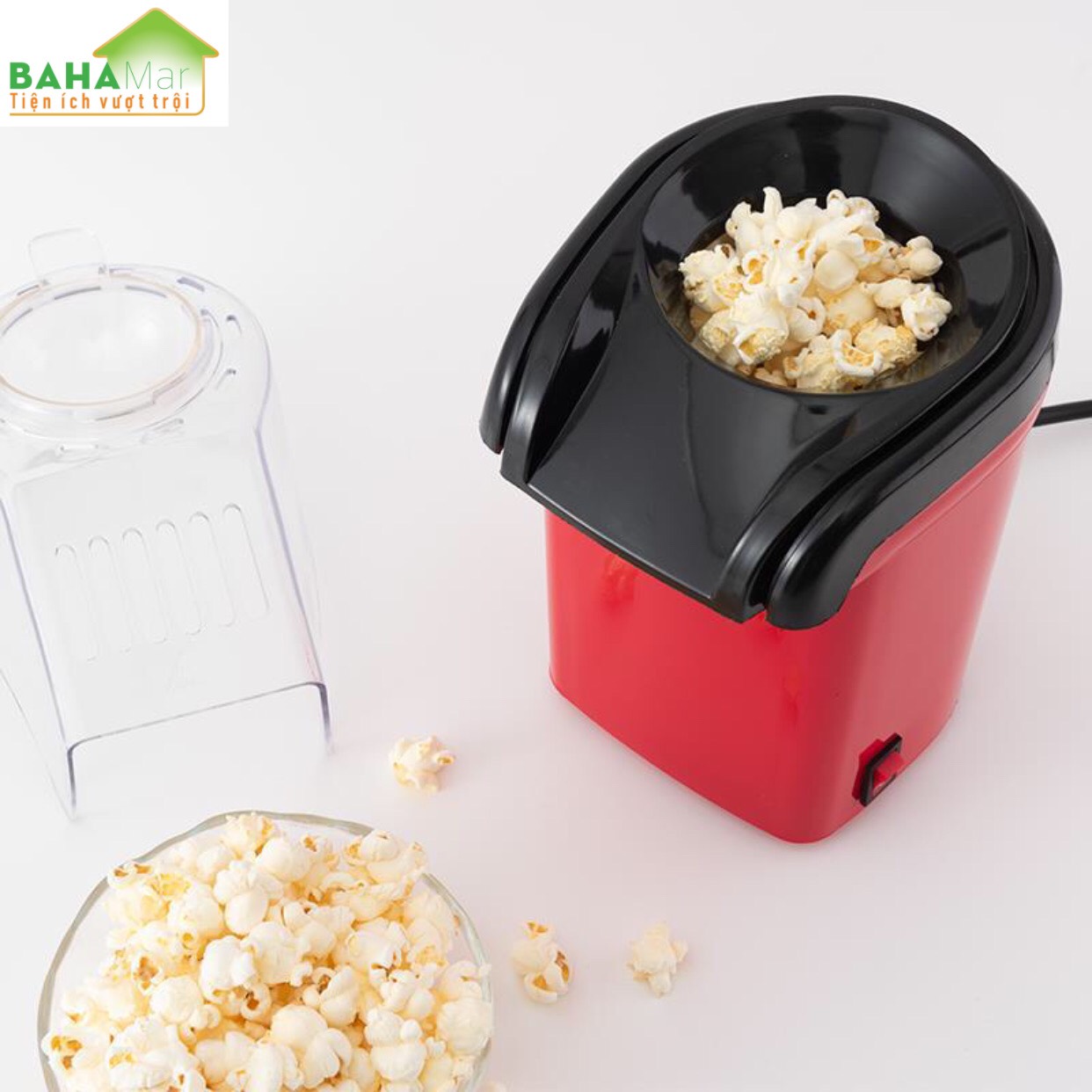 MÁY LÀM BẮP RANG BƠ POPPER TỰ ĐỘNG TẠI GIA ĐÌNH "BAHAMAR" tiện dụng và đảm bảo vệ sinh an toàn phù hợp dùng tại gia đình