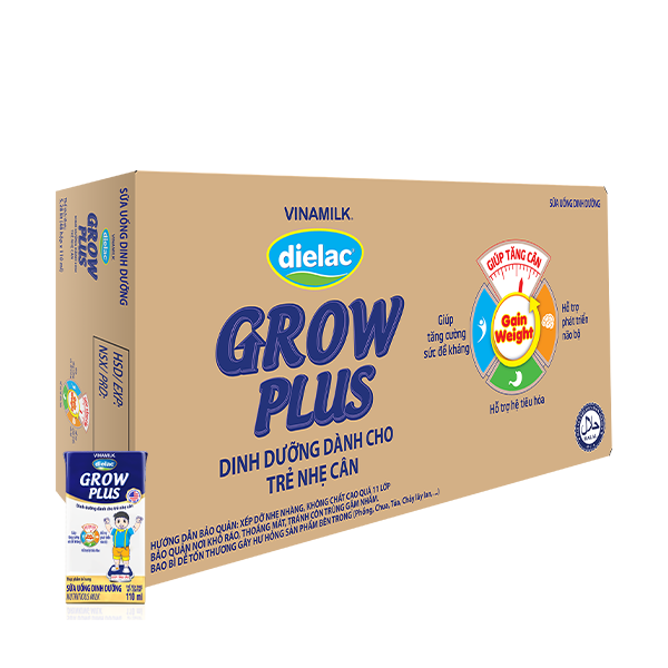 COMBO 48 SỮA BỘT PHA SẴN DIELAC GROW PLUS 110ML