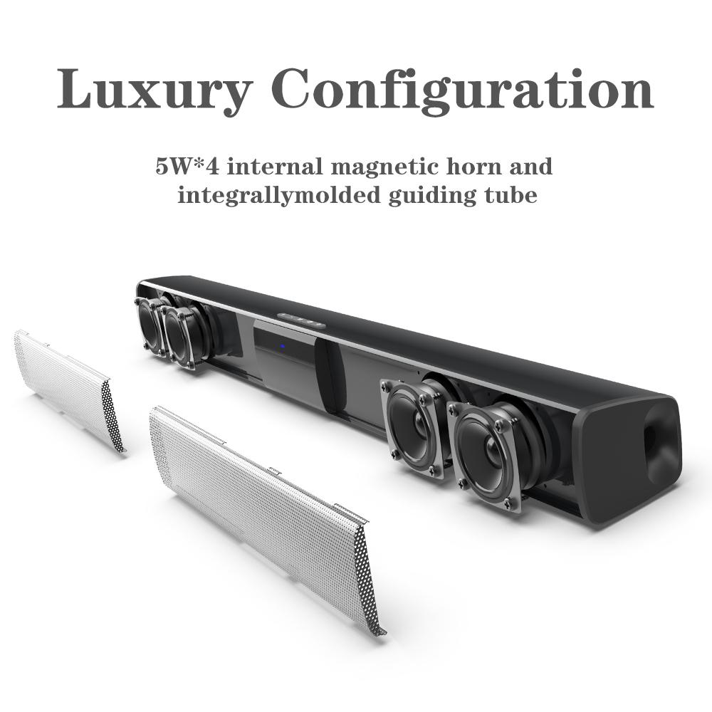 Nhà hát tại nhà Hệ thống âm thanh Hệ thống Bluetooth Loa máy tính loa TV Soundbar Box Subwoodfer Radio Music Center Boom Box Color: BS-28B Woofer Size/Full-Range Size: 1.5"  Set Type: Speaker