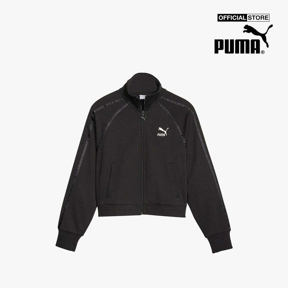 PUMA - Áo khoác thể thao nữ cổ trụ T7 621464