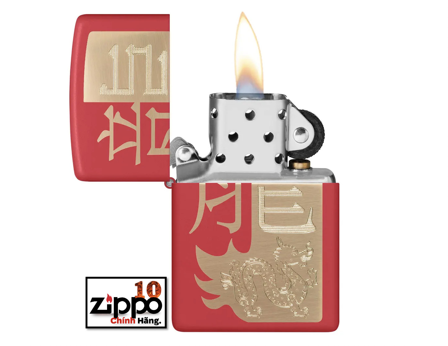 Bật lửa Zippo 48769 Year of the Dragon 2024 - Chính hãng 100%