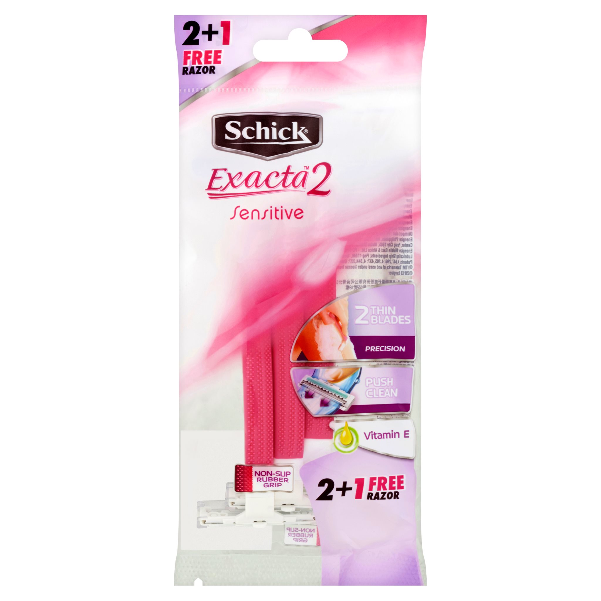 Dao cạo cho nữ Schick COMBO 03 cái - Dao cạo Schick Exacta2 Sensitive