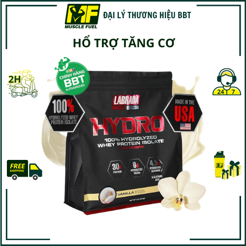 HYDRO WHEY – 100% Hydrolyzed Protein, Whey protein tinh khiết,  Hổ trợ tăng cơ, 47 liều dùng