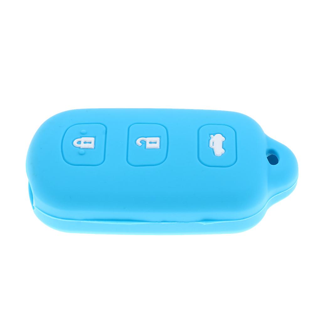 Car Key Silicone 3+1 Buttons Protective Case Cover For