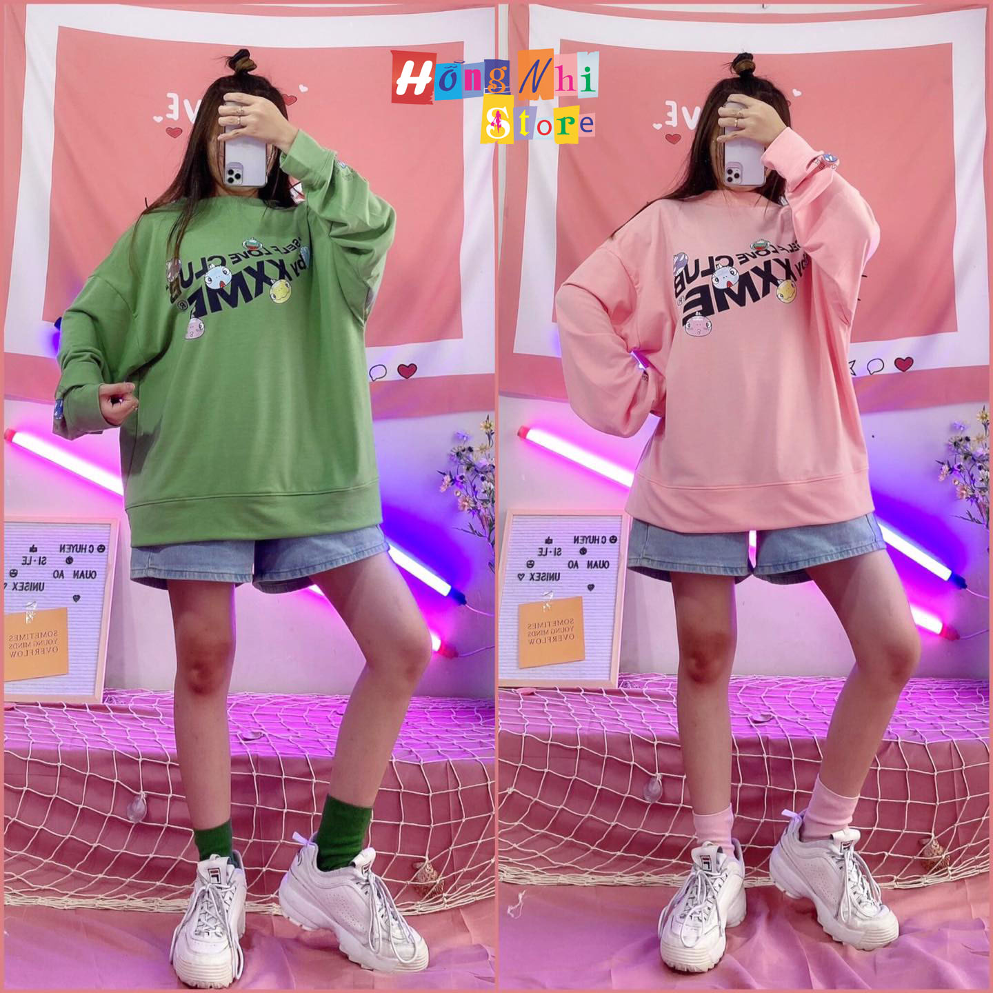 Áo Khoác Cardigan In Hình Oversize Ulzzang Unisex Dáng Rộng - MM