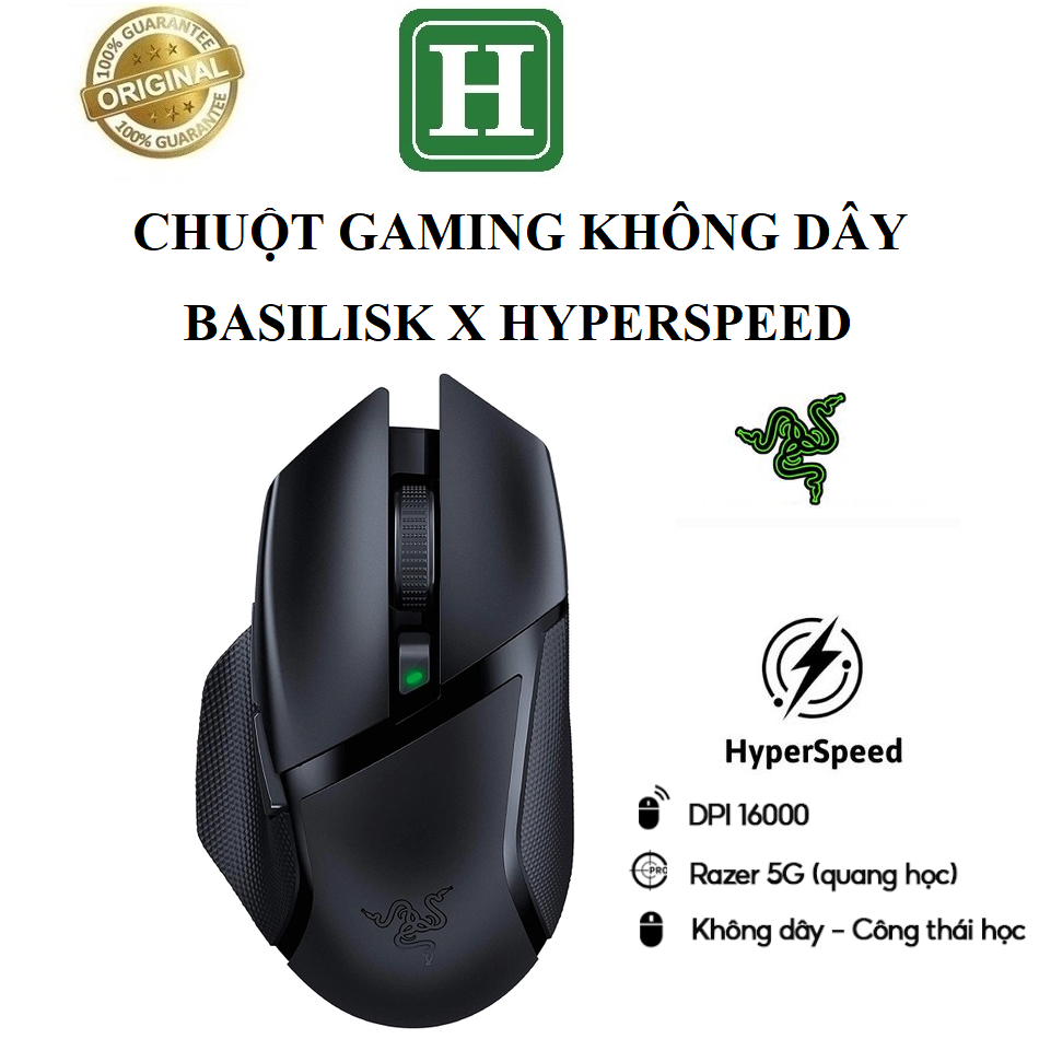 Chuột Chơi Game Không Dây - Basilisk X HyperSpeed Wireless Like new