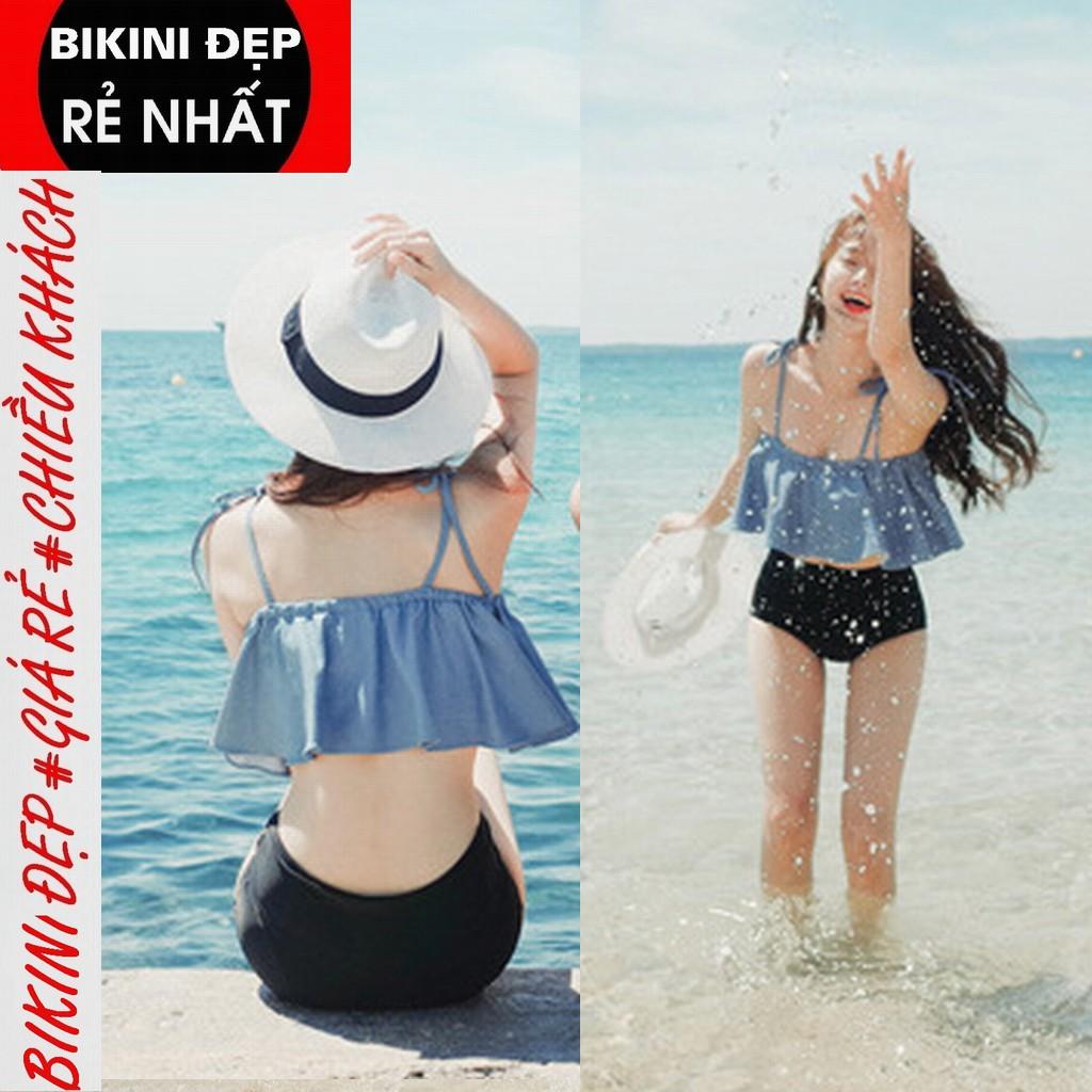 BIKINI 2 MẢNH DÂY KHOEN CỘT NƠ THỜI TRANG