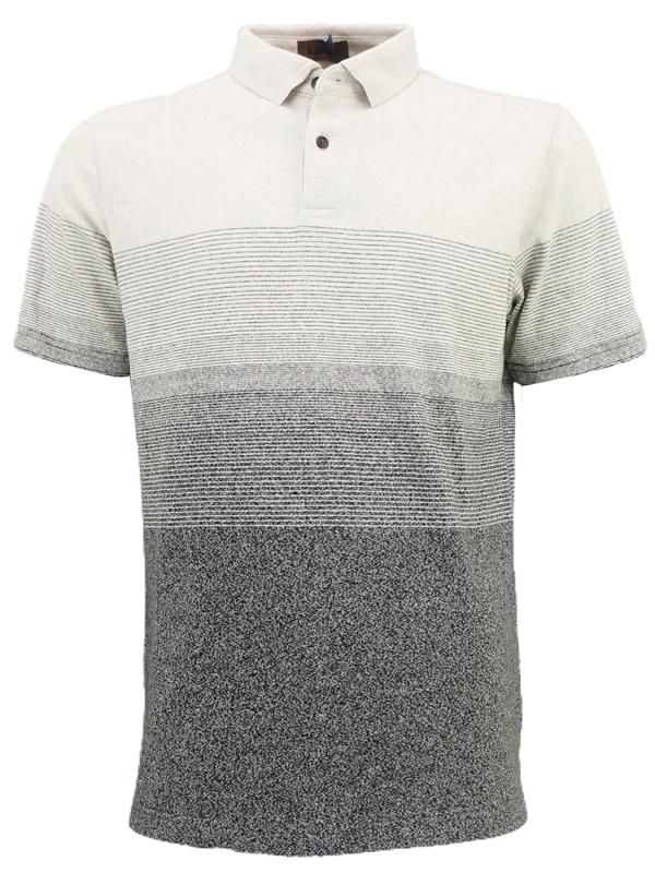 Áo Polo Nam Lanzi Striped Ombre Polo Shirt - SIZE 100/105