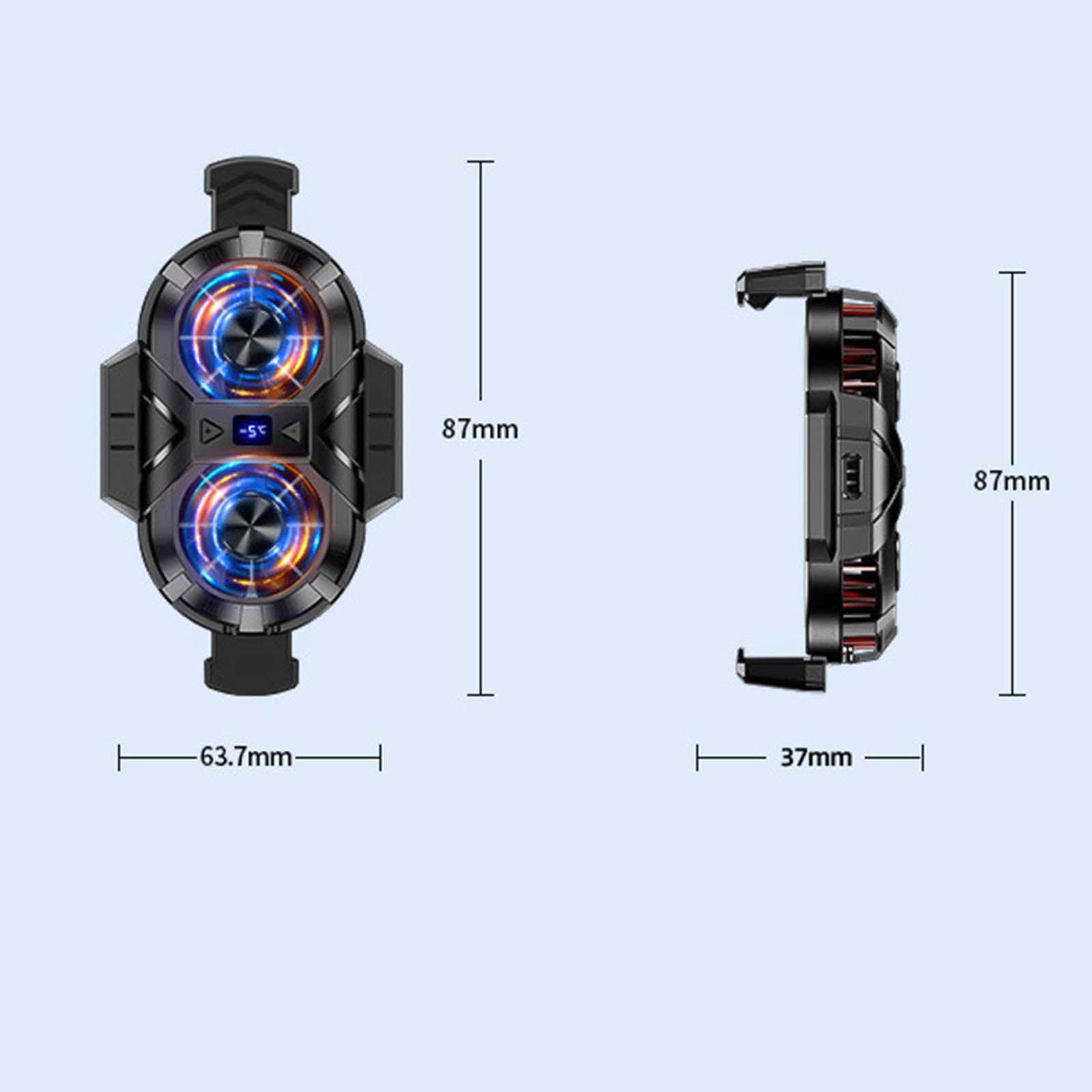 Heat Dissipation Refrigeration Sheet Gaming Black