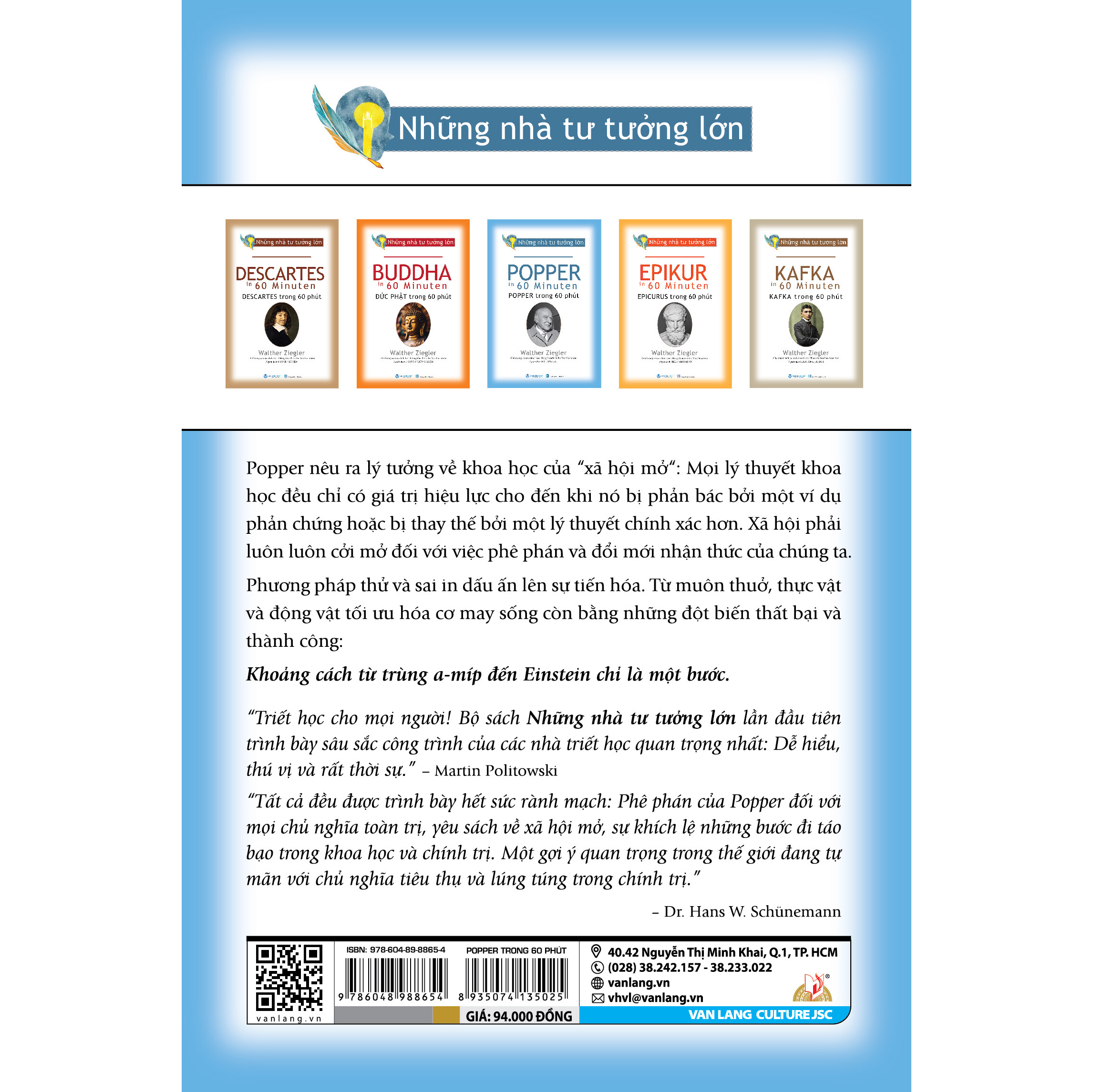 Những Nhà Tư Tưởng Lớn - Popper Trong 60 Phút