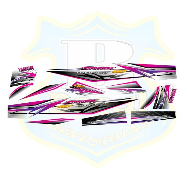 Tem rời xe sirius trắng