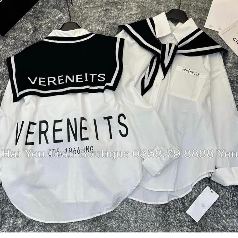 Áo sơ mi kèm khăn điệu đà vải thoải mái chất mềm không khô Trendy Clothing