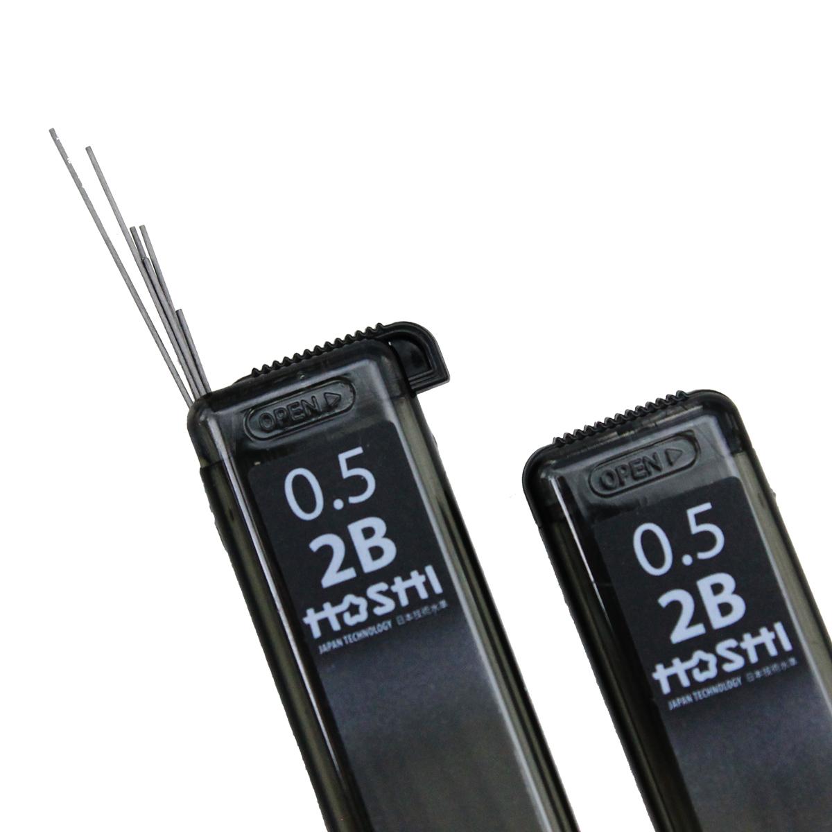 Ruột Chì Hoshi 2B 0.5 mm - Thiên Long PCL-010/HS (15 Ngòi)