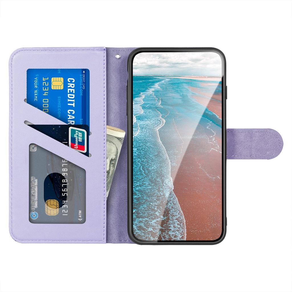 Ốp lưng da họa tiết dập nổi đẹp mắt cho Google Pixel 6 Pro