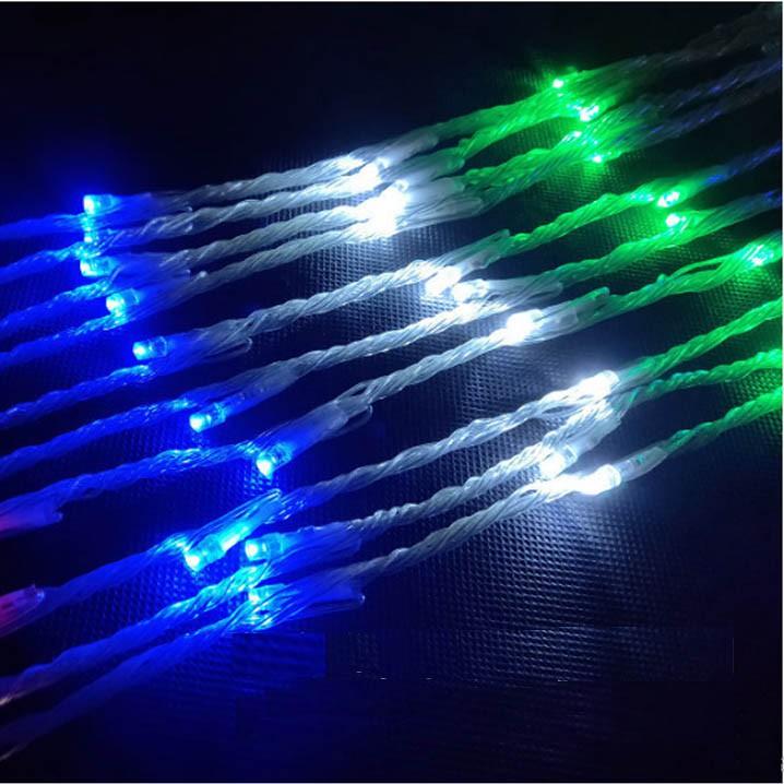 Đèn led rèm hiệu ứng mưa rơi, nước chảy, và nhiều chế độ nháy hoặc dừng