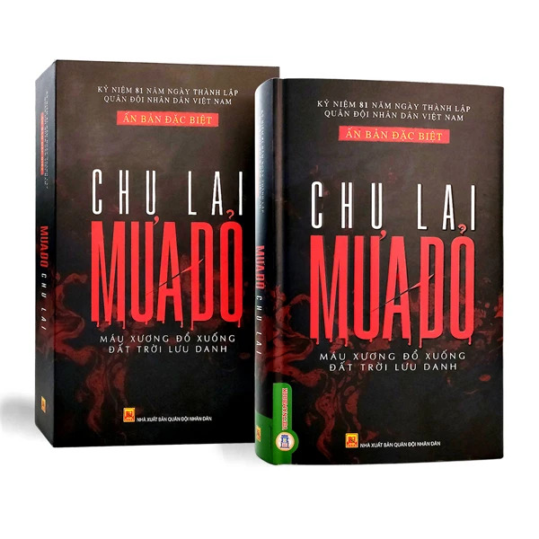 Chu Lai - Mưa đỏ (Ấn bản đặc biệt, bìa cứng, có hộp, chữ ký tác giả)