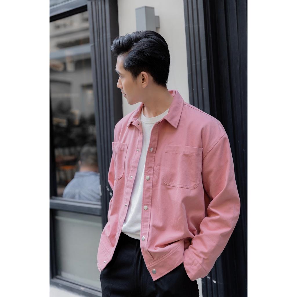 Áo khoác BERRIE JACKET - dáng vừa màu hồng đất