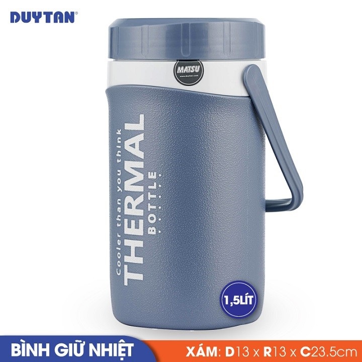 Bình giữ nhiệt nhựa Duy Tân Matsu 1.5 lít - 35315 - Giao màu ngẫu nhiên - Hàng chính hãng