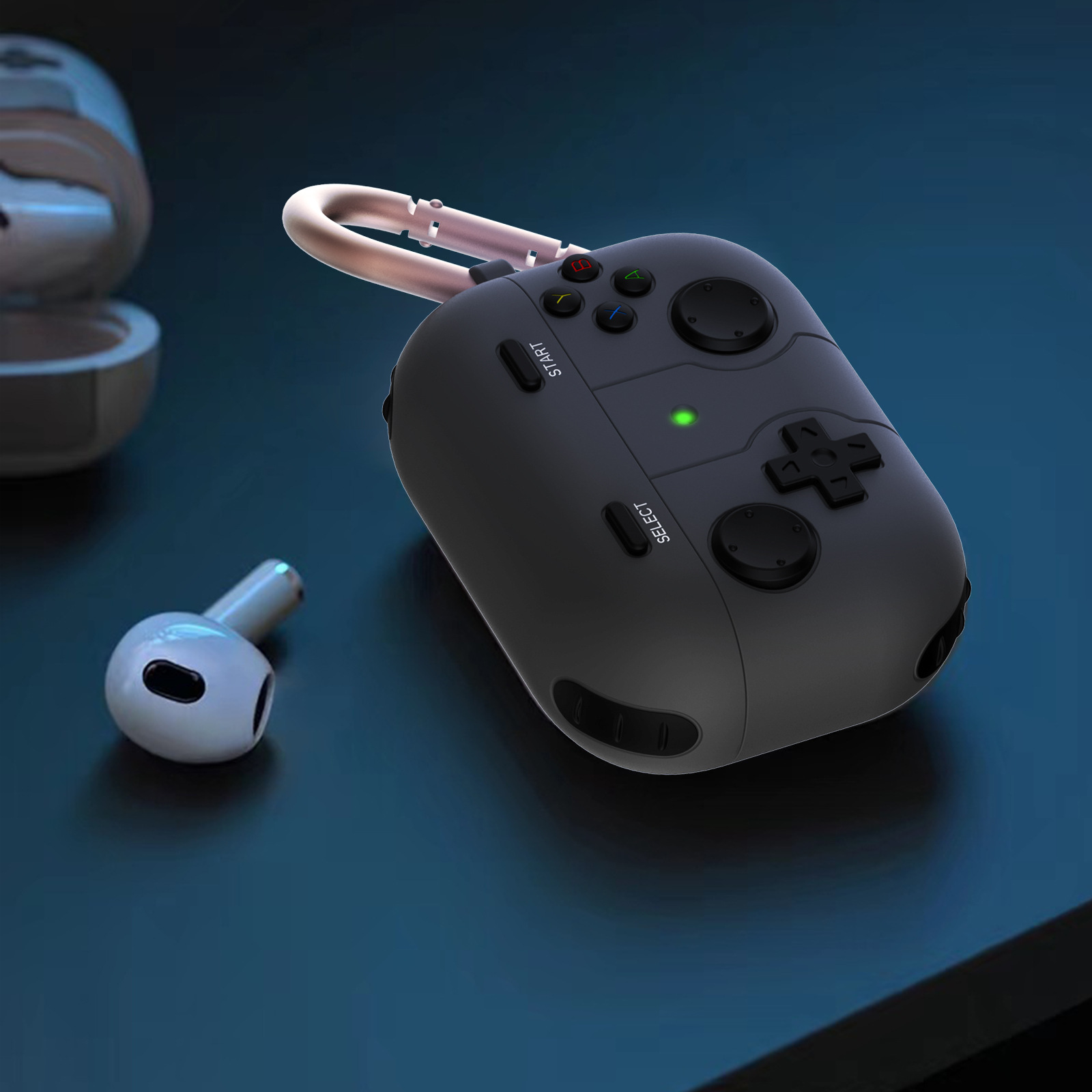 Ốp Case Dành Cho Airpods PRO 2, Kai.N Game Pad Case Kèm Móc Khóa - Hàng Chính Hãng