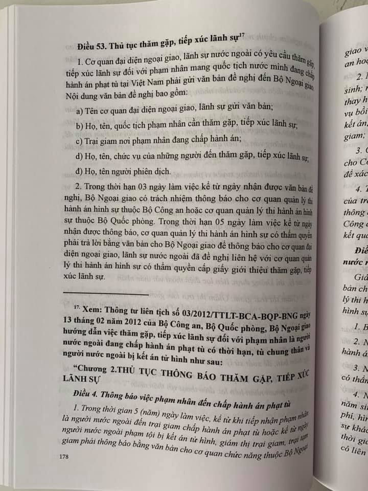 Chỉ Dẫn Luật Thi Hành Án Hình Sự