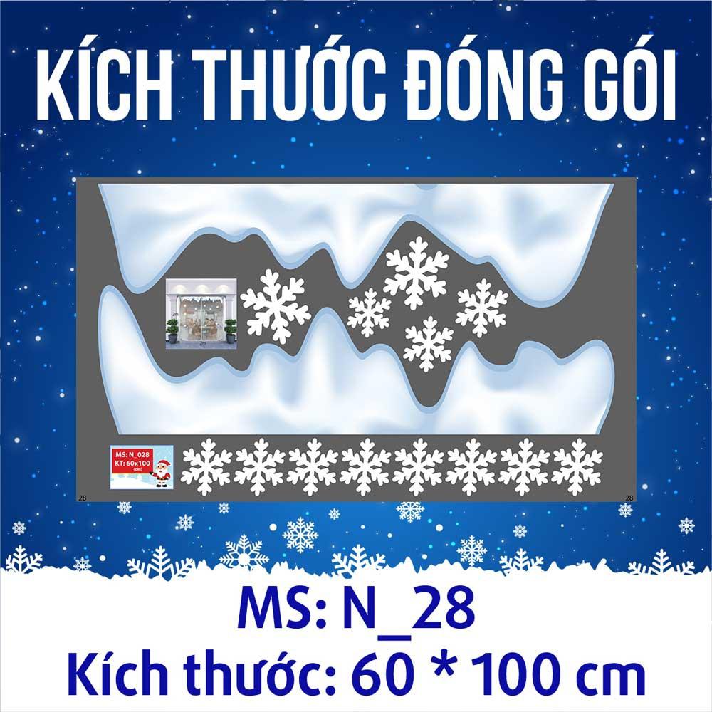 DECAL TRANG TRÍ GIÁNG SINH NOEL SỐ 110