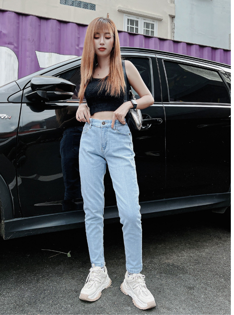 Áo croptop 3 lỗ lông mịn freesize HQJeans mẫu mới