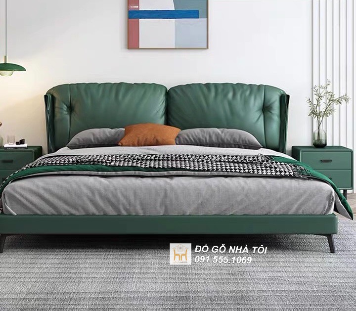 Mẫu Giường Ngủ Bọc Nệm Hiện Đại Đẹp Nhất - GNB02
