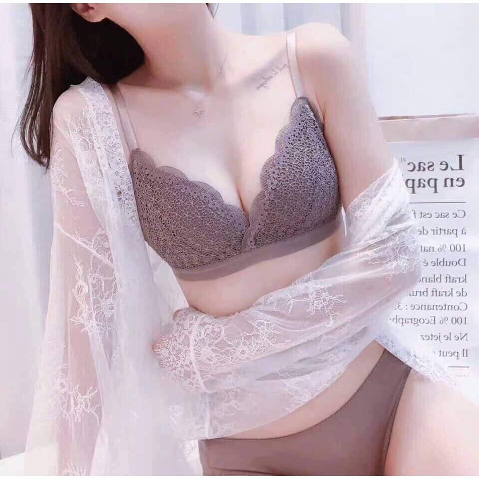 Hình ảnh Áo lót ren mút mỏng. Áo ngực không gọng sexy