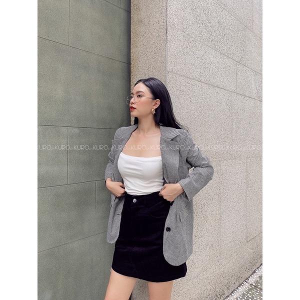 Chân váy đắp lai nhung