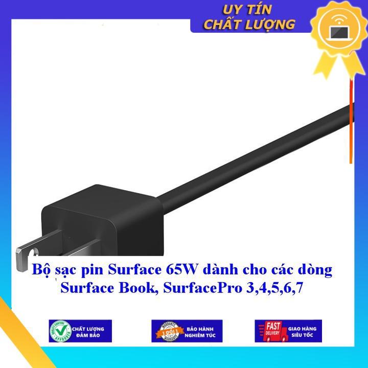 Hình ảnh Bộ sạc pin Surface 65W dùng cho các dòng Surface Book, SurfacePro 3 4 5 6 7 - Hàng Nhập Khẩu New Seal