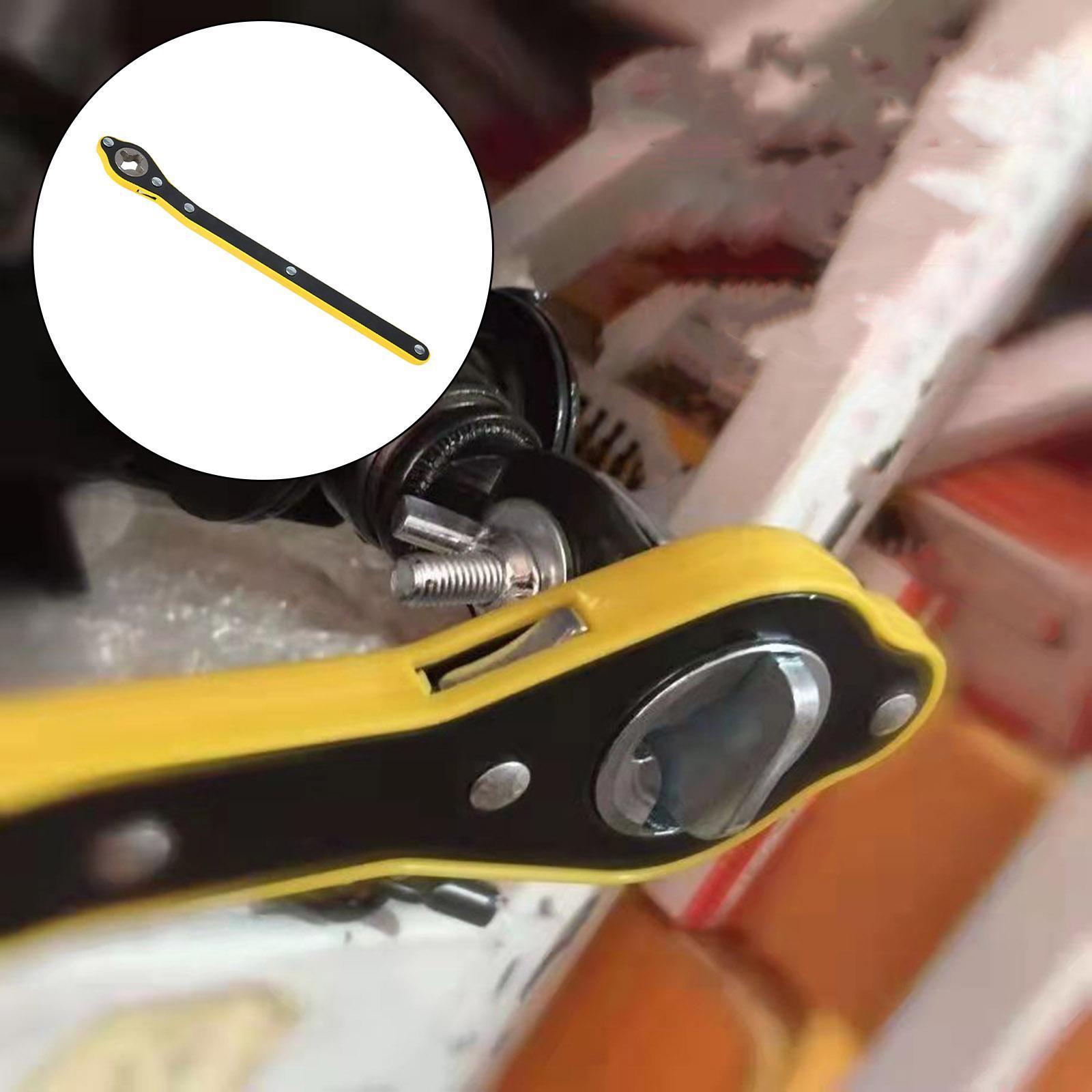 Jack Ratchet Wrench Labor-Saving Suitable Car SUV Repair Repair Tool Wrench Repair Tool Wrench Ratchet Wrench for Automotive SUV Garage Car
