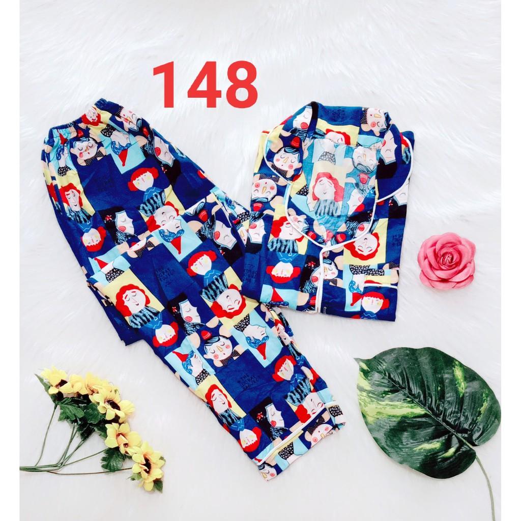 Bộ Pijama kate thái loại 1 quần dài - ẢNH THẬT