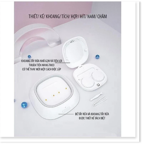 Cao cấp - Máy Rửa Kính Áp Tròng Mini 3N