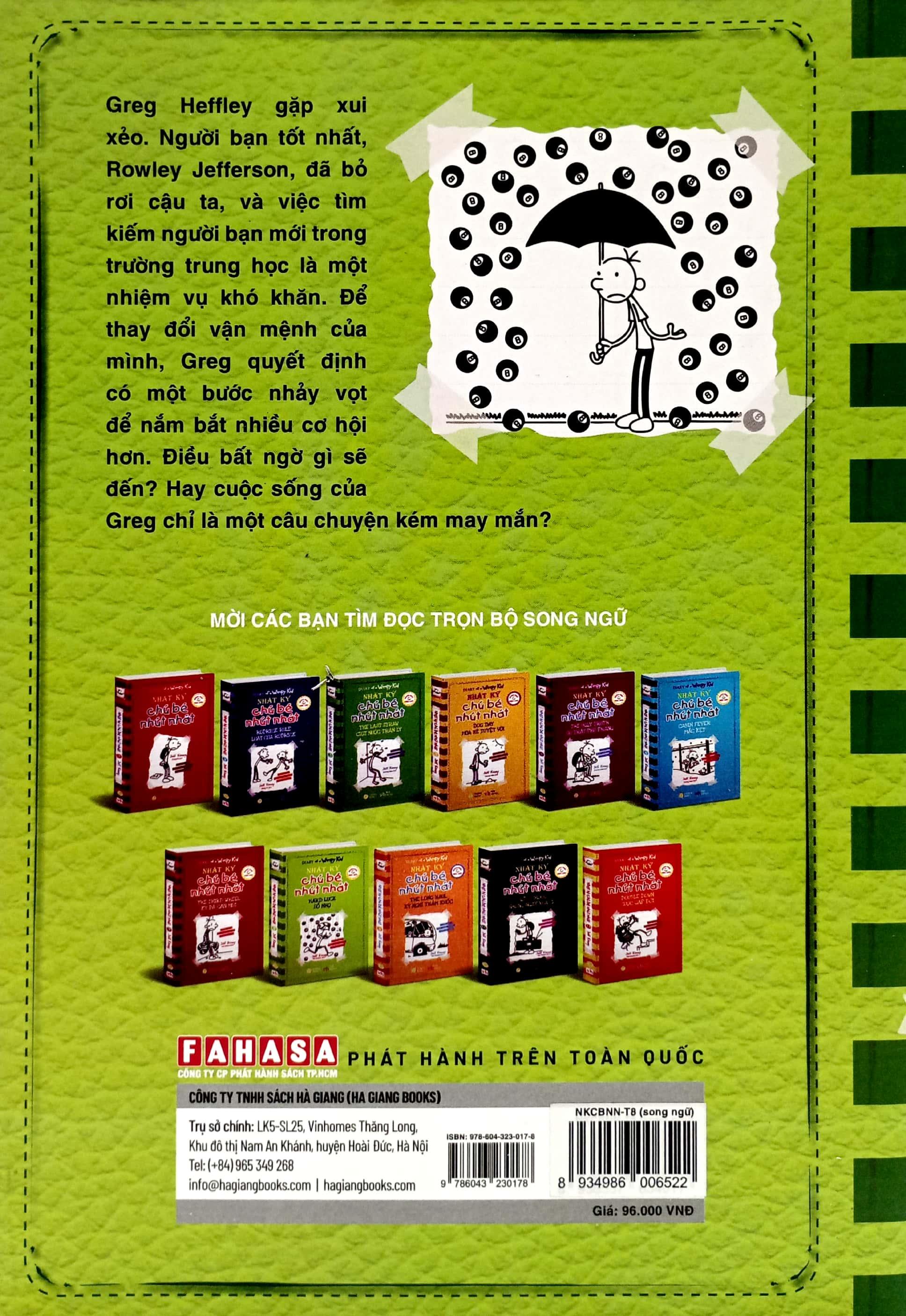 Song Ngữ Việt - Anh - Diary Of A Wimpy Kid - Nhật Ký Chú Bé Nhút Nhát: Số Nhọ - Hard Luck