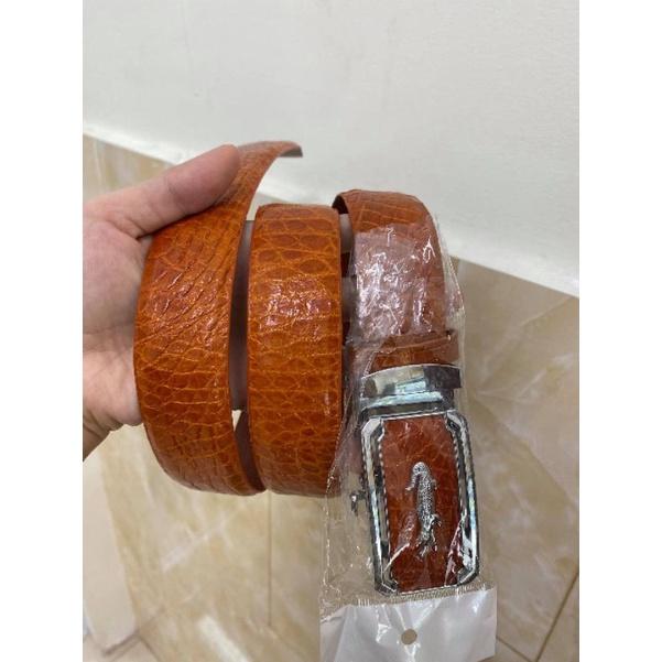 Thắt lưng da cá sấu