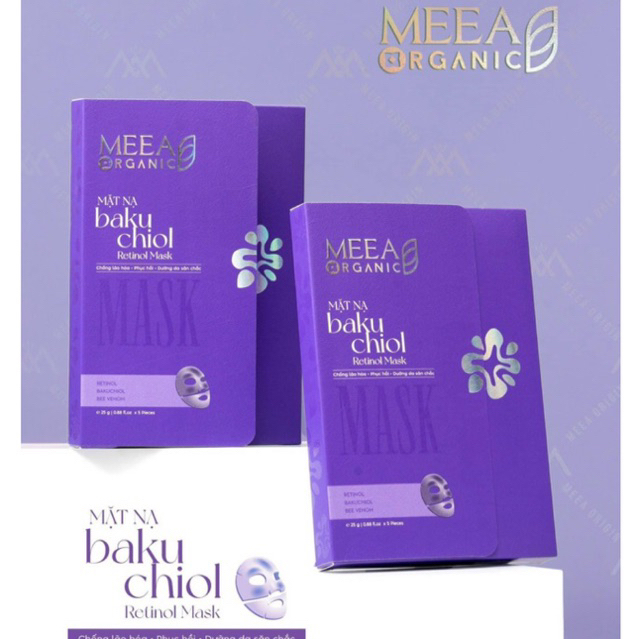 Mặt Nạ Mask Thạch Tươi Collagen Thực Vật Chính Hãng MEEA - Meea Organic dưỡng da hiệu quả