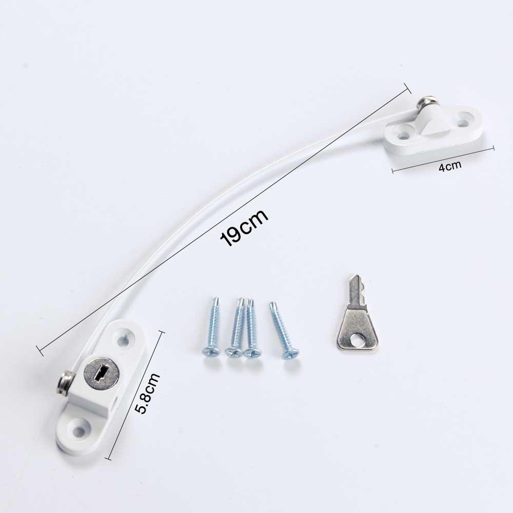 4 Cái/bộ Bé Khóa An Toàn Bé Khóa An Toàn Khóa Trẻ Em Bảo Vệ Cho Windows Restrictor Trẻ Sơ Sinh Cửa Sổ Limiter Khóa An Toàn