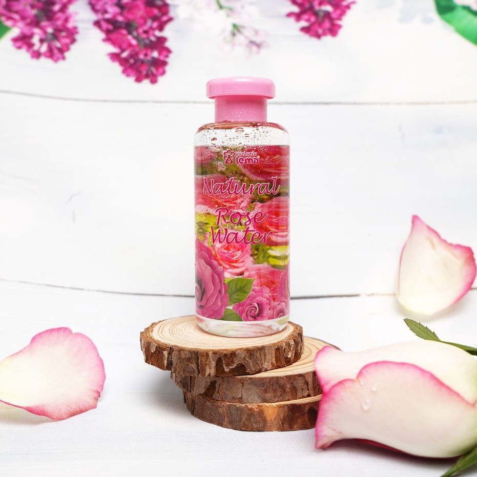Nước hoa hồng Bulgaria thương hiệu Lema, nước hoa hồng nguyên chất tự nhiên nắp đổ 100ml