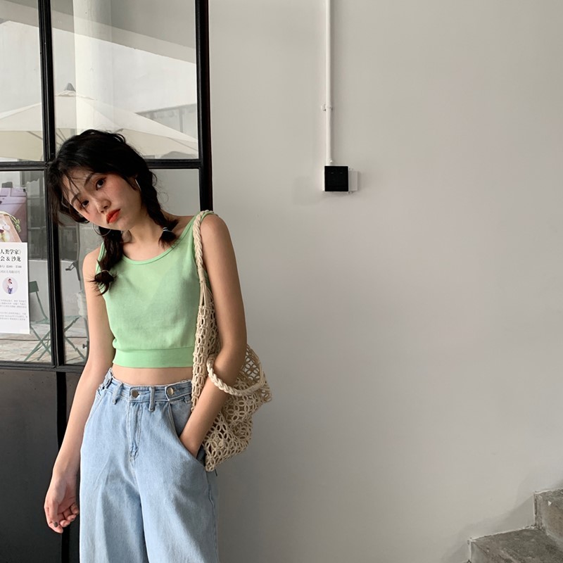 Áo Ba Lỗ Croptop Nữ Thời Trang